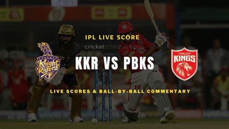 pbks vs kkr cricket scorecard